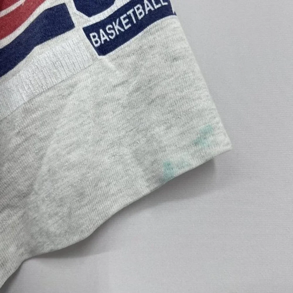 Vtg USA Basketball #1 Dream Team Men's T-Shirt Single Stitch Salem Sportswear M‎